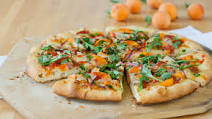 Apricot & Prosciutto Pizza with Sriracha & Honey Apricot & Prosciutto Pizza with Sriracha & Honey