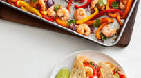 Sheet Pan Shrimp Fajitas Sheet Pan Shrimp Fajitas