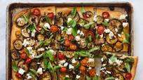 Eggplant Focaccia With Ricotta and Olives Eggplant Focaccia With Ricotta and Olives