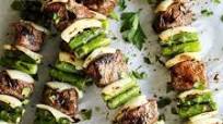 Sugar Grilled Beef and Asparagus Kebabs Sugar Grilled Beef and Asparagus Kebabs