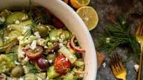 Mediterranean Pasta Salad with Lemon Basil Vinaigrette Mediterranean Pasta Salad with Lemon Basil Vinaigrette