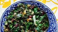 Sauteed Balsamic Kale with Dried Cranberries Sauteed Balsamic Kale with Dried Cranberries