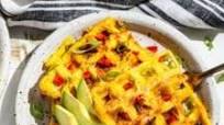 Western Omelet Waffles Western Omelet Waffles
