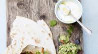 Chicken fajitas with guacamole Chicken fajitas with guacamole
