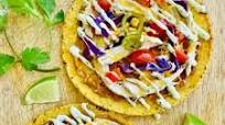 Chicken Tostadas with Avocado Ranch Chicken Tostadas with Avocado Ranch