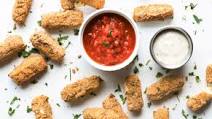 Air-Fried Dairy-Free Mozzarella Sticks Air-Fried Dairy-Free Mozzarella Sticks
