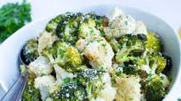 Garlic Parmesan Roasted Broccoli & Cauliflower Garlic Parmesan Roasted Broccoli & Cauliflower