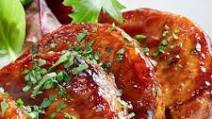 Pork Chops With Bourbon-Molasses Glaze Pork Chops With Bourbon-Molasses Glaze