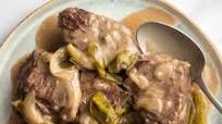 Slow Cooker Venison Steaks With Peppers and Onions Slow Cooker Venison Steaks With Peppers and Onions