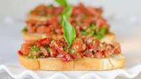 Double Tomato Bruschetta Double Tomato Bruschetta