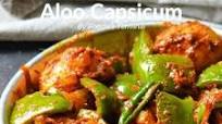 Aloo Capsicum Aloo Capsicum