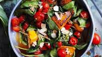 Stir-fried pumpkin, water spinach and tomatoes with five spice Stir-fried pumpkin, water spinach and tomatoes with five spice