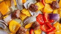 Sheet Pan Sausage, Peppers, and Onions Sheet Pan Sausage, Peppers, and Onions
