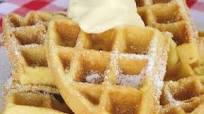 Low Carb Waffles with Whipped Butter Low Carb Waffles with Whipped Butter