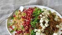 Egyptian Barley Salad with Pomegranate Vinaigrette Egyptian Barley Salad with Pomegranate Vinaigrette