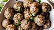 Mediterranean Meatballs with Tzatziki Mediterranean Meatballs with Tzatziki