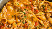 Cheesy Ground Beef Pasta Cheesy Ground Beef Pasta