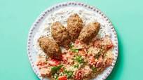 Mediterranean Pork Patties with Tabbouleh & Yogurt Sauce Mediterranean Pork Patties with Tabbouleh & Yogurt Sauce