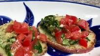 Grilled Potato Bruschetta Mediterranean Style Grilled Potato Bruschetta Mediterranean Style