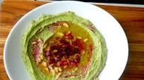 Basil Pine Nut Hummus (Holiday Hummus) Basil Pine Nut Hummus (Holiday Hummus)