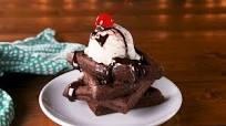 Waffle Iron Brownies Waffle Iron Brownies