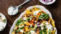 Instant Pot Carnitas-Loaded French Fries with Poached Eggs Instant Pot Carnitas-Loaded French Fries with Poached Eggs