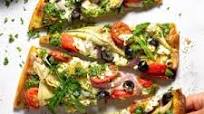 Greek Flatbread Pizza Greek Flatbread Pizza