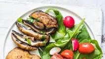Air Fryer Mushrooms Steaks Air Fryer Mushrooms Steaks