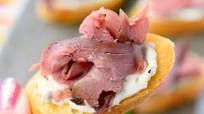 Roast Beef Crostini Roast Beef Crostini