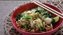 Vegetable Pad Thai with Spicy Peanut Sauce Vegetable Pad Thai with Spicy Peanut Sauce