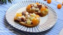 Bruschetta con polpo e patate Bruschetta con polpo e patate