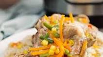 Instant Pot Pork Chops and Rice with Vegetables Instant Pot Pork Chops and Rice with Vegetables