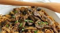 Beef Lo Mein with Mushrooms & Bean Sprouts Beef Lo Mein with Mushrooms & Bean Sprouts