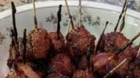 Bacon Wrapped Kielbasa with Brown Sugar Glaze Bacon Wrapped Kielbasa with Brown Sugar Glaze