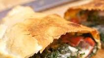 Spinach, Provolone, and Pepperoni Calzone Recipe Spinach, Provolone, and Pepperoni Calzone Recipe