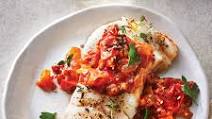 Slow-Cooker Cod with Tomato-Balsamic Jam Slow-Cooker Cod with Tomato-Balsamic Jam