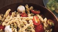 Pasta Salad with Cherry Tomatoes and Green Olivada Pasta Salad with Cherry Tomatoes and Green Olivada