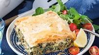 Greek lamb and spinach pie Greek lamb and spinach pie