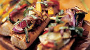 Grilled vegetable bruschetta Grilled vegetable bruschetta