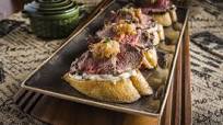Holiday Steak Bruschetta and Le Creuset Giveaway Holiday Steak Bruschetta and Le Creuset Giveaway