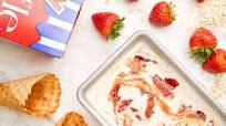 Strawberry Swirl Homemade Jam Ice Cream Strawberry Swirl Homemade Jam Ice Cream