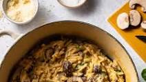 One-Pot Creamy Mushroom and Spinach Orzo One-Pot Creamy Mushroom and Spinach Orzo