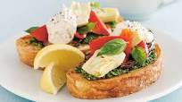 Chargrilled vegetable bruschetta Chargrilled vegetable bruschetta