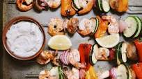 Shrimp Skewers with Tzatziki Shrimp Skewers with Tzatziki