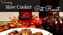 Savory Slow Cooker Pot Roast Savory Slow Cooker Pot Roast