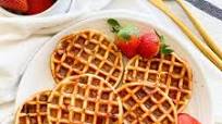 Strawberry Oat Waffles Strawberry Oat Waffles
