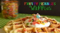 Fruity Pebbles Waffles Fruity Pebbles Waffles
