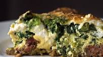 Hot Italian Sausage and Broccoli Rabe Frittata Hot Italian Sausage and Broccoli Rabe Frittata