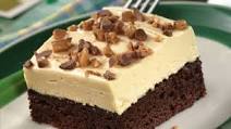 Irish Cream-Topped Brownie Dessert Irish Cream-Topped Brownie Dessert