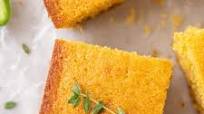 Small batch cornbread in a loaf pan Small batch cornbread in a loaf pan
